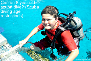 Can an 8 year old scuba dive - Scuba diving age restrictions small