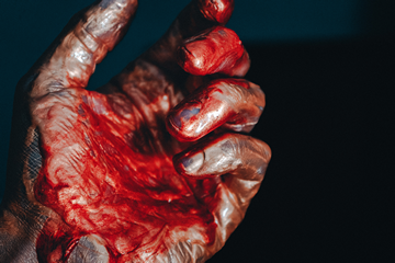 Human bloody hand - Do Sharks Like Human Blood Or Fish Blood small