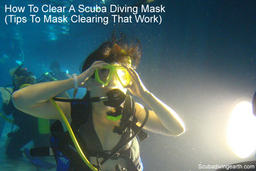 How To Clear A Scuba Diving Mask and tips to clearing a mask underwater small