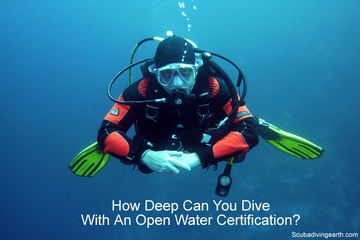 How deep can you dive with an open water certification small