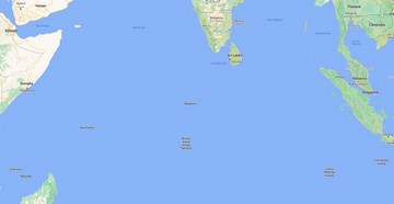 In Which Ocean Is The Maldives Located - Indian Ocean map of Maldives small