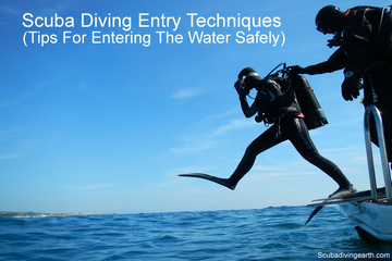 Scuba Diving Entry Techniques - Tips For Entering The Water Safely small