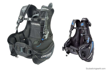 Scuba diving buoyancy control device small