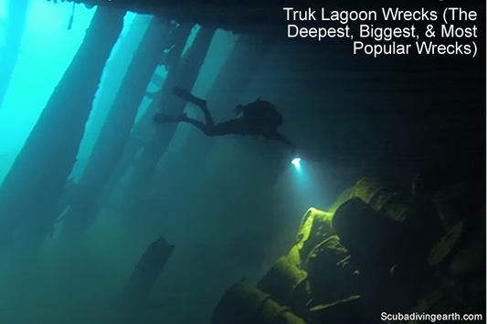 Truk Lagoon Wrecks (The Deepest, Biggest, & Most Popular Wrecks)