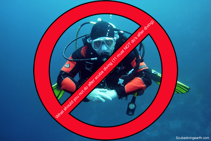 What Should You Not Do After Scuba Diving (11 Must NOT Do’s After Diving)