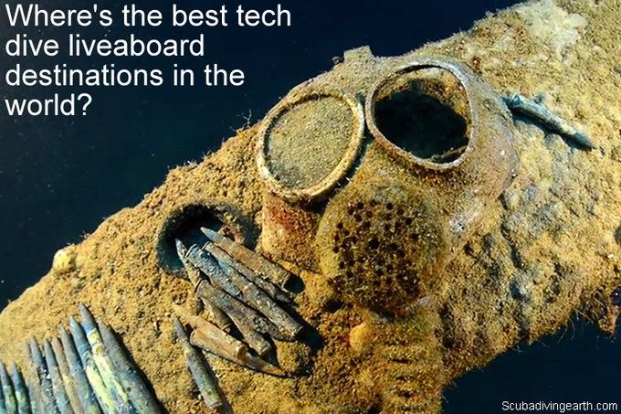 Where’s The Best Tech Dive Liveaboard Destinations in The World?