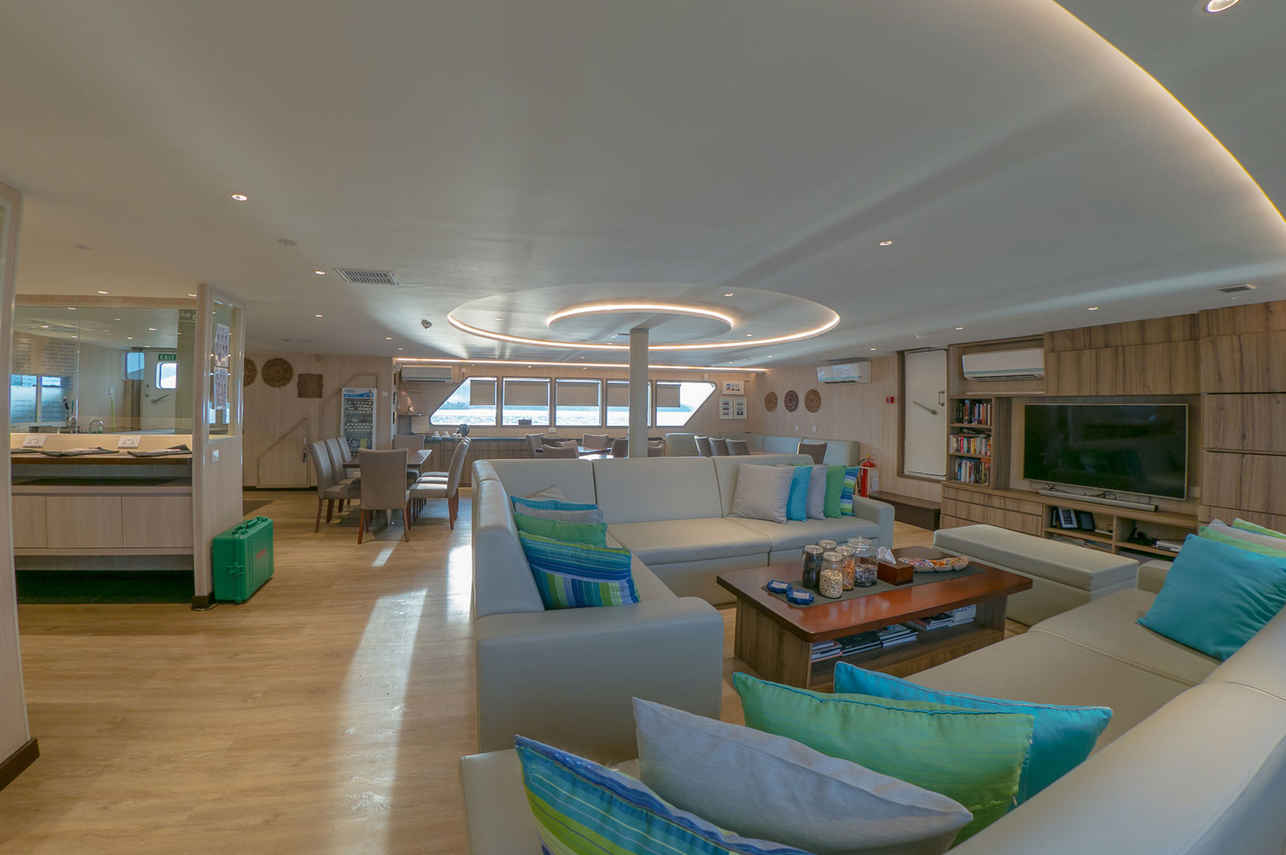Dive Liveaboards With an Indoor Saloon Onboard - Gaia Love Liveaboard