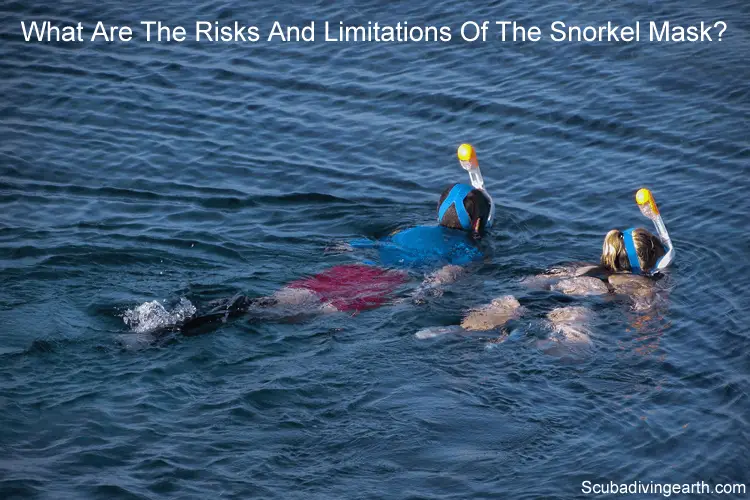 What are the risks and limitations of the snorkel mask