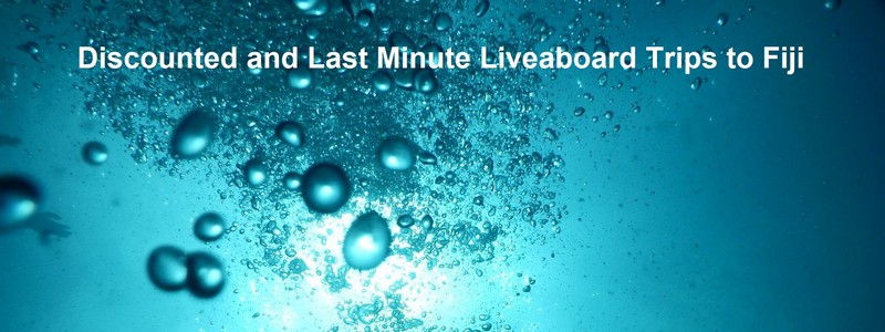 Discounted and last minute liveaboard trips to Fiji