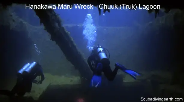 Hanakawa Maru Wreck - Chuuk (Truk) Lagoon