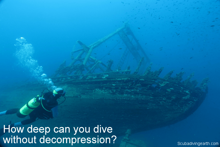 How deep can you dive without decompression