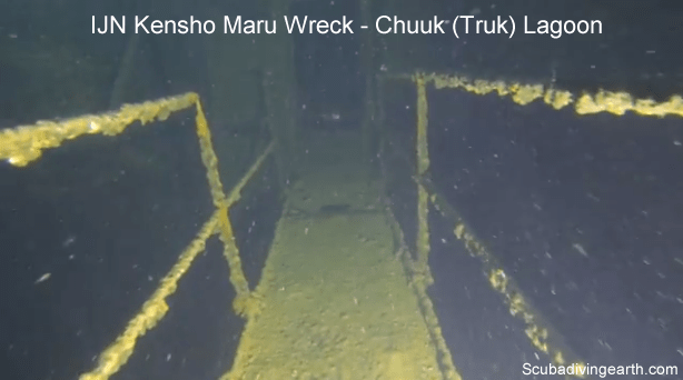 IJN Kensho Maru wreck - Chuuk (Truk) Lagoon