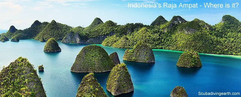Indonesian Raja Ampat where is it larger