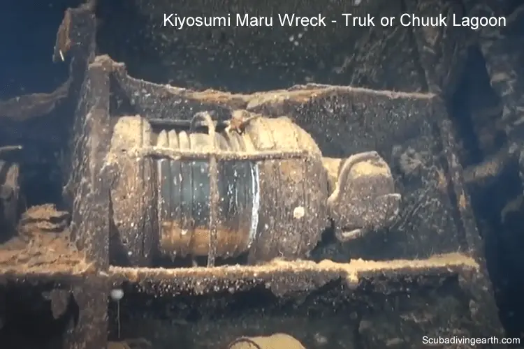 Kiyosumi Maru Wreck - Truk or Chuuk Lagoon