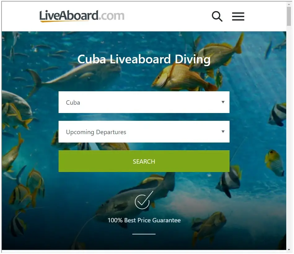 Liveaboard.com search Cuba liveaboards