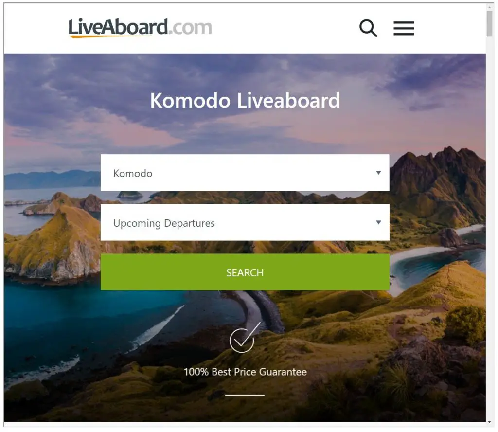 Liveaboard.com search Komodo-scroll