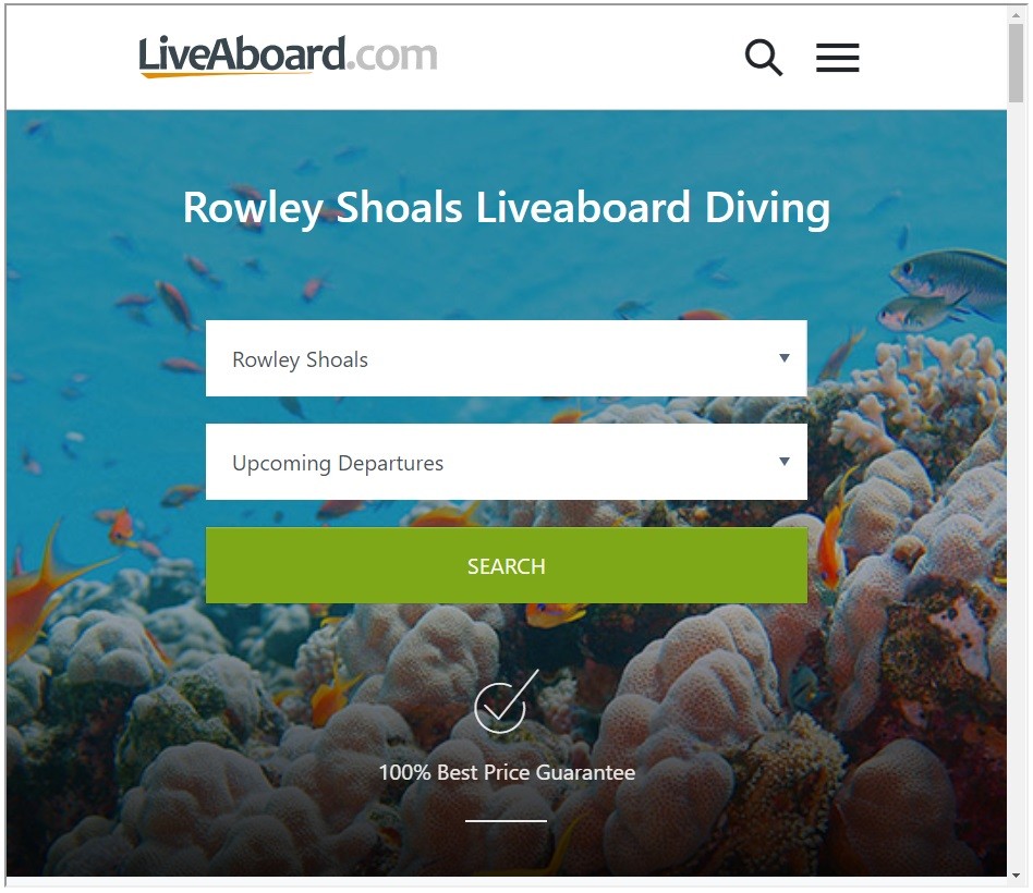 Liveaboard.com search Rowley Shoals Australia