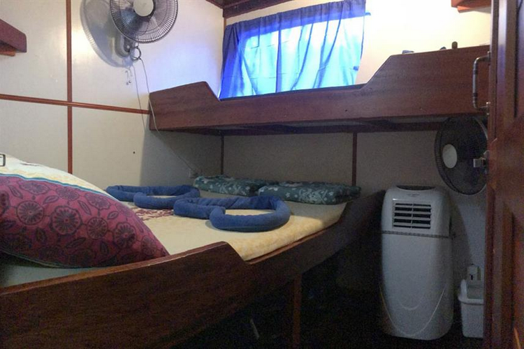 MV Miss Moon Liveaboard Review inside the boat - Standard Cabin