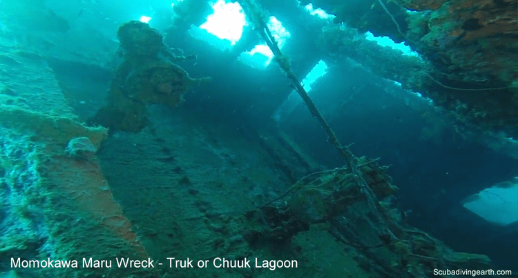 Momokawa Maru Wreck - Truk or Chuuk Lagoon