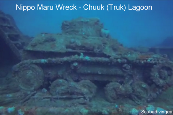 Nippo Maru Wreck - Chuuk (Truk) Lagoon