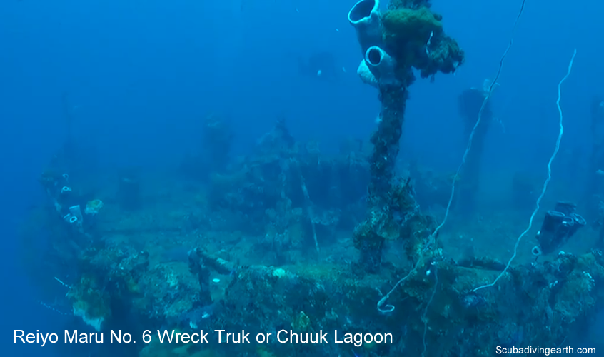 Reiyo Maru No. 6 Wreck Truk or Chuuk Lagoon big