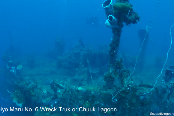 Reiyo Maru No. 6 Wreck Truk or Chuuk Lagoon