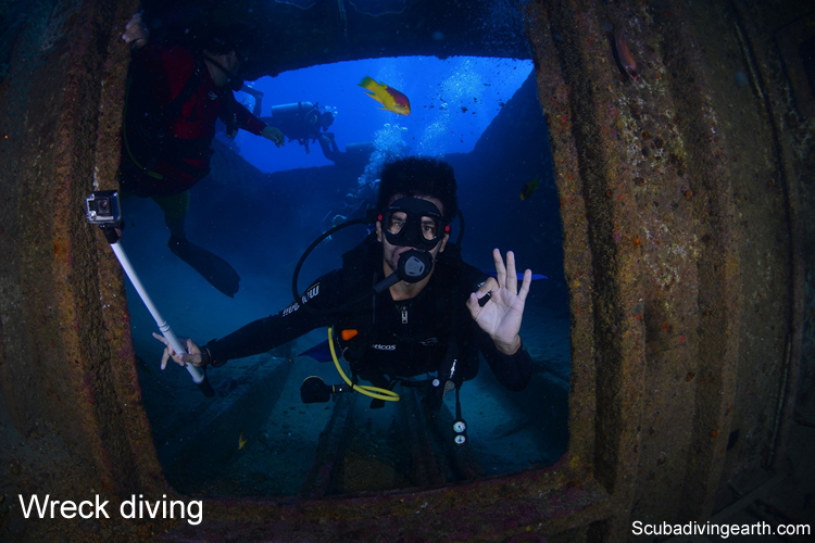 Scuba dive type 5 - Wreck diving large