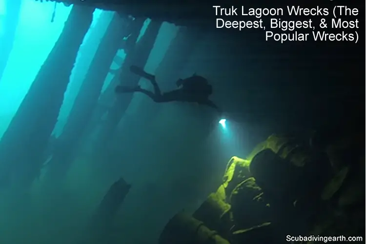 Truk Lagoon Wrecks - The Deepest Biggest & Most Popular Wrecks large