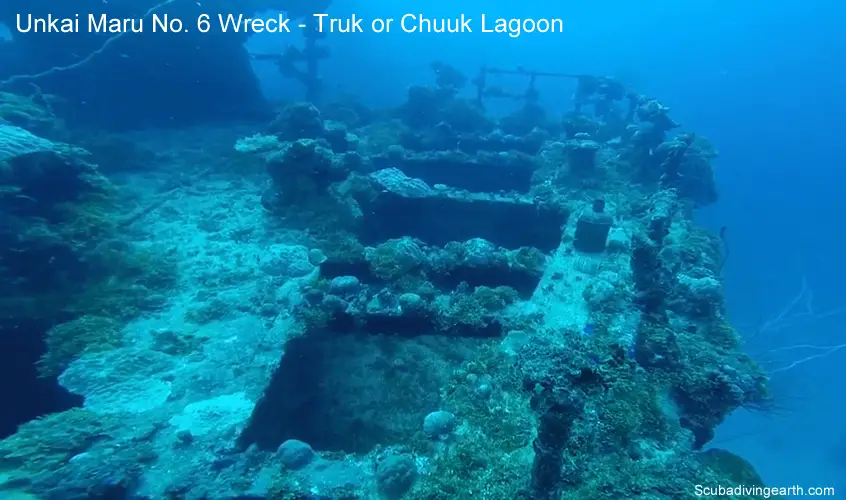 Unkai Maru No. 6 Wreck - Truk or Chuuk Lagoon