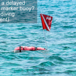 What is a delayed surface marker buoy? (Safety diving equipment)